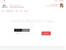 Tablet Screenshot of meenubhaskar.com